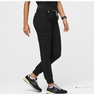 FIGS Zamora Nurse Medical Jogger Scrub Pants Black Size XXS PO3478
